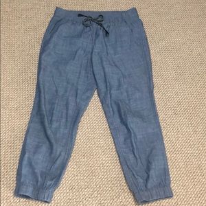 JCrew Point-sir seaside pant in chambray